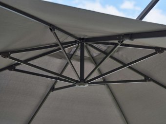 Cane-Line - HYDE 58MA3x4Y luxe hanging parasol inkl. fod / 3x4 m