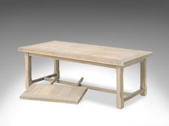 Langbord - PROVENCE H-stel / 6 cm bordplade / Egetræ