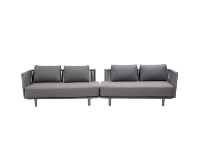 Cane-line - Sofa- & loungegruppe MOMENTS, eksempel 2