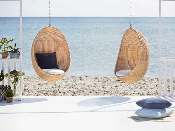 Hanging Egg Chair ND-E85 + sædehynde ND75Y - Exterior/udendørs